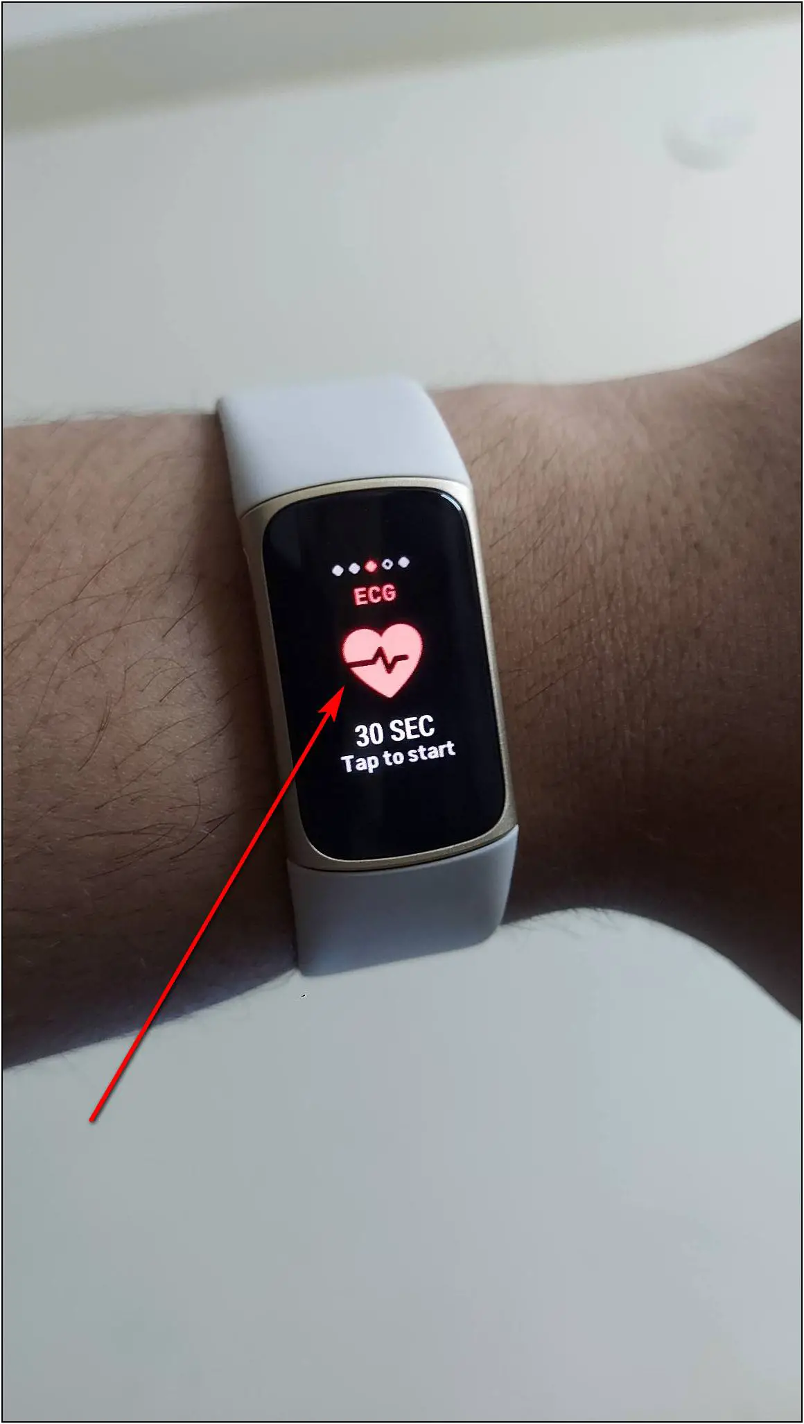 Measure ECG on Fitbit Charge 5