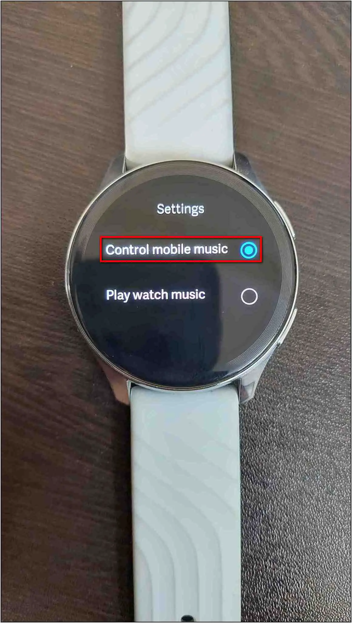 Control Spotify Music OnePlus Watch