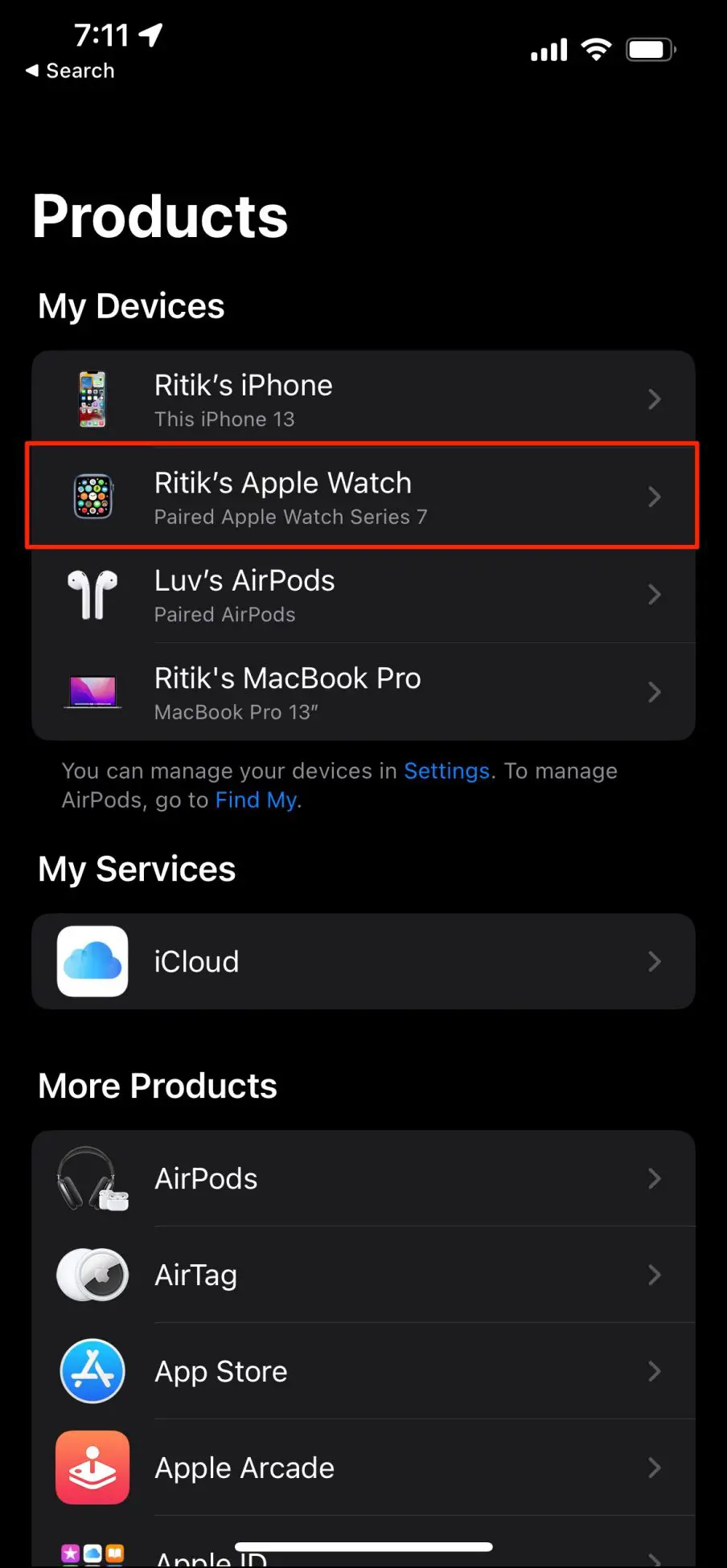 Check Apple Watch Warranty