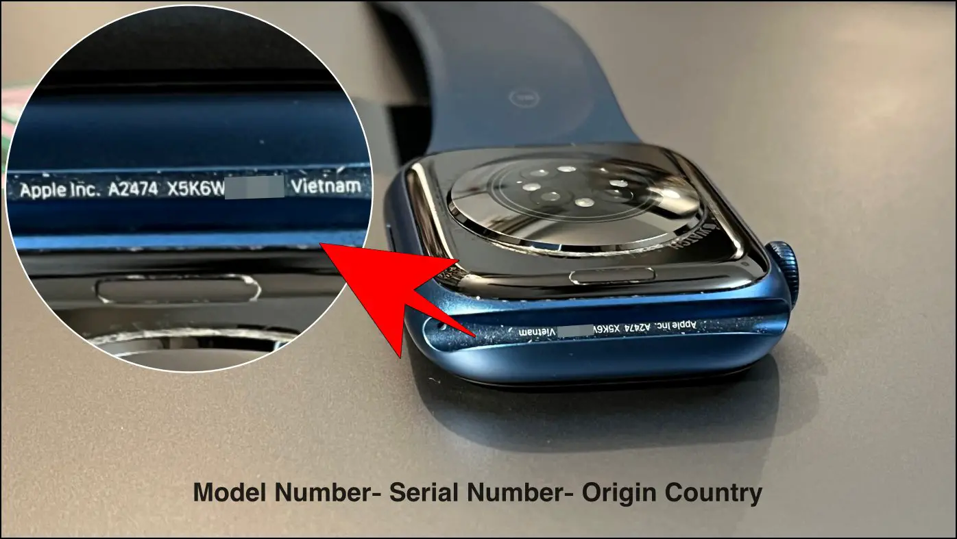 Find Apple Watch Origin Country Serial Number