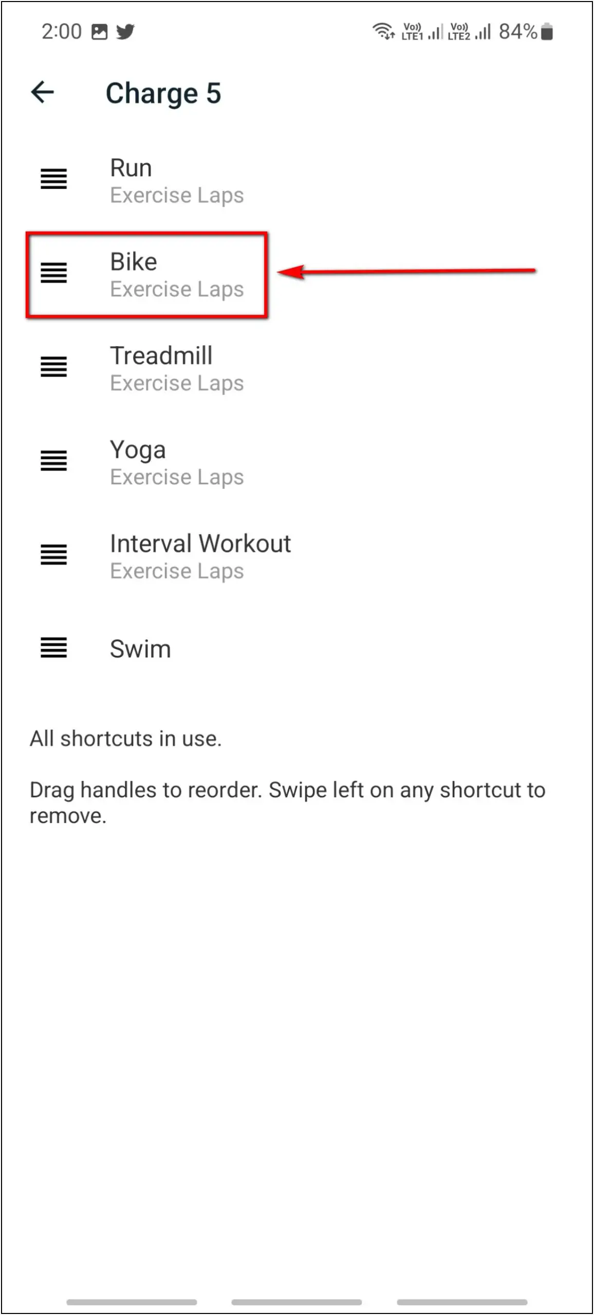 Add Yoga Workout Mode on Fitbit Charge 5