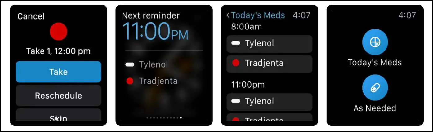 Apple Watch Medicine Reminder App