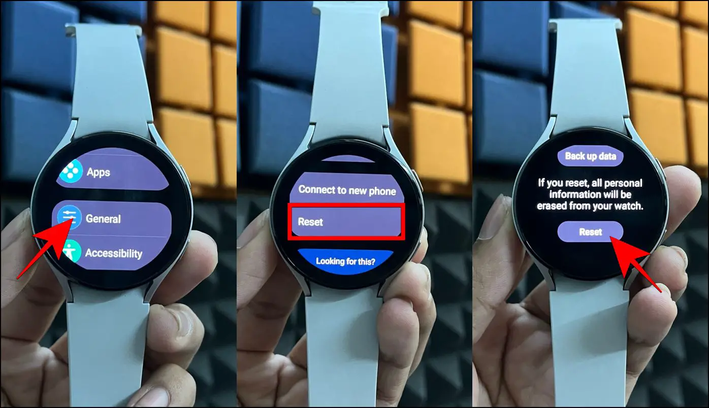 Reset Galaxy Watch 4 to Fix Pairing