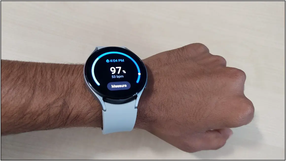 Oxygen Sensor in Smartwatch