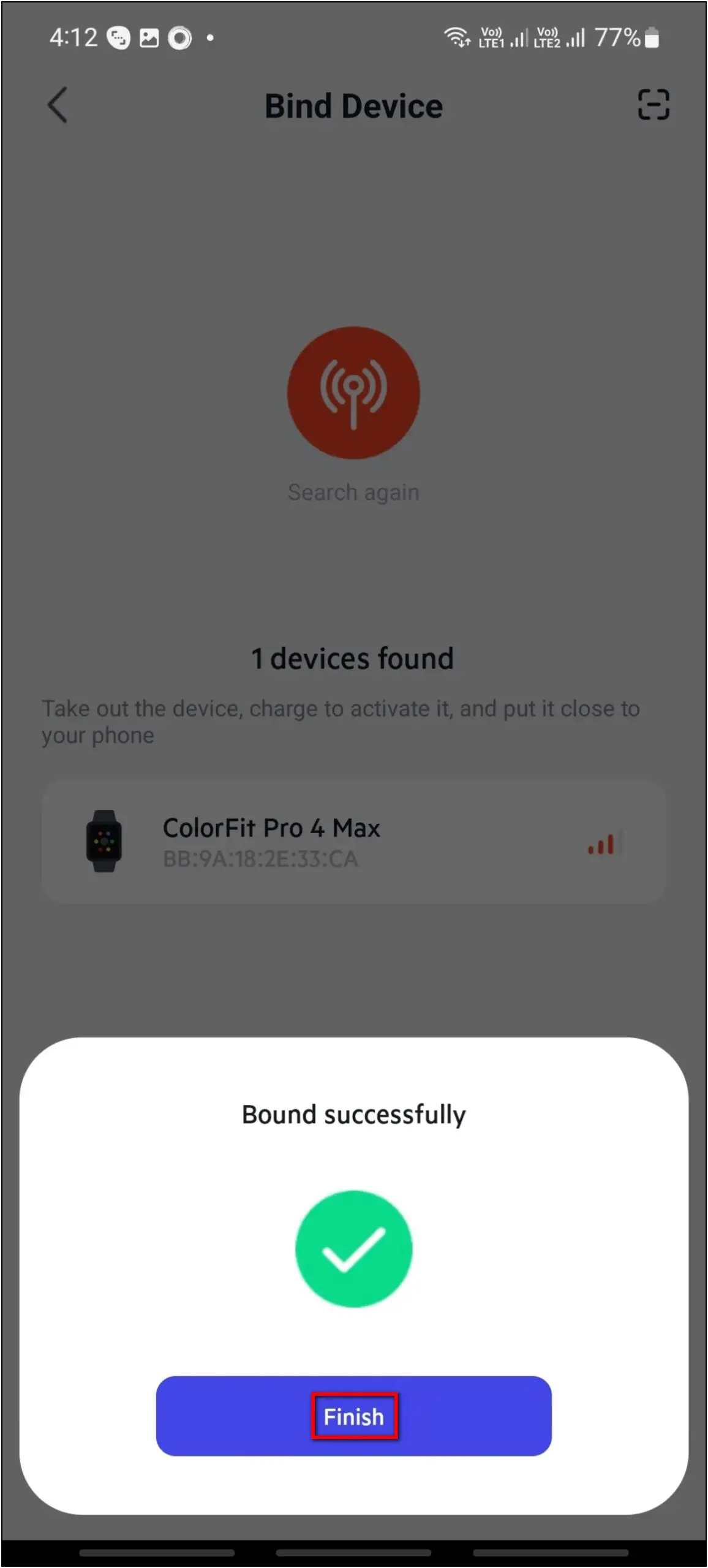 Setup Noise ColorFit Pro 4 Max Android