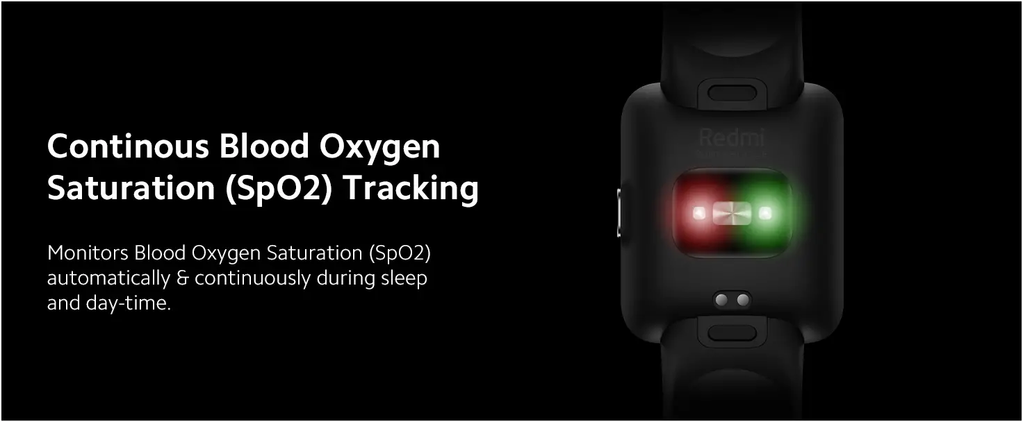 Redmi Watch 2 Lite with Continuous SpO2 Tracking