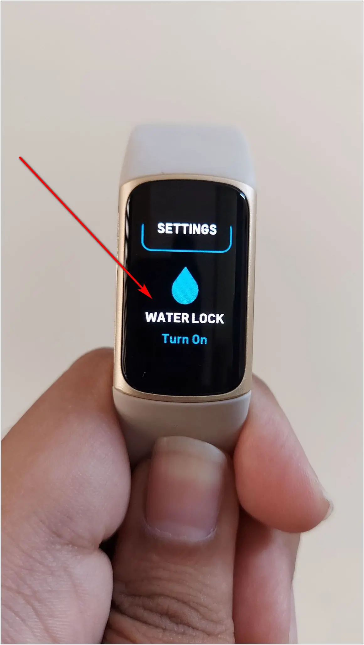 Enable Water Lock on Fitbit Charge 5