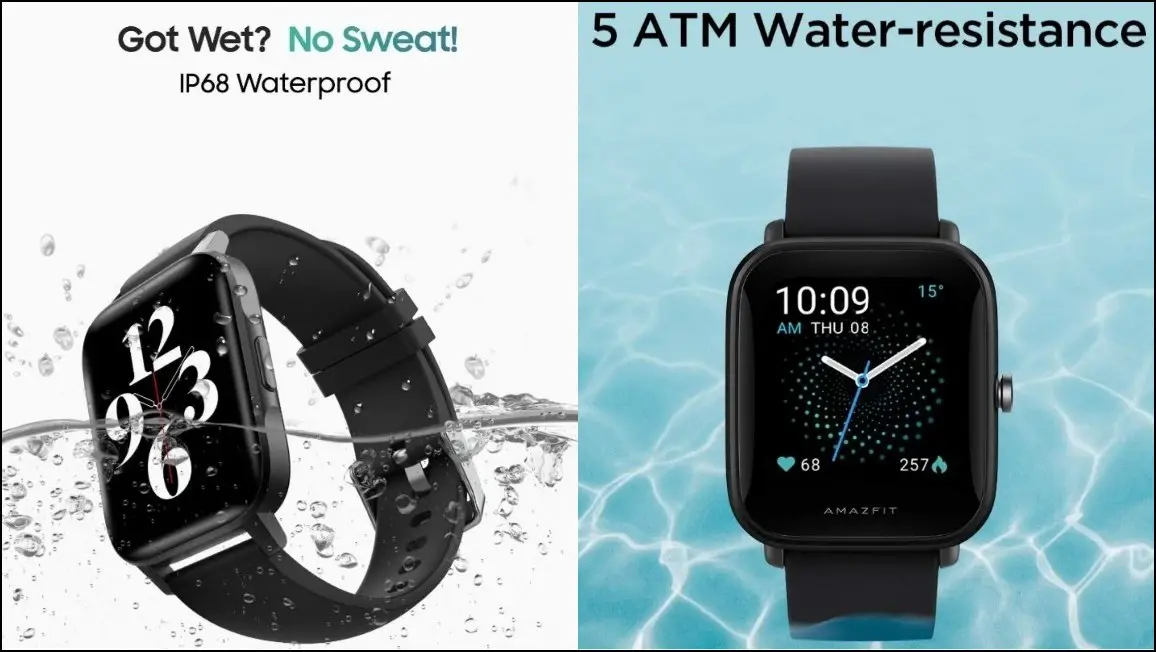 IP68 vs 5ATM Smartwatch Water Resistance Rating