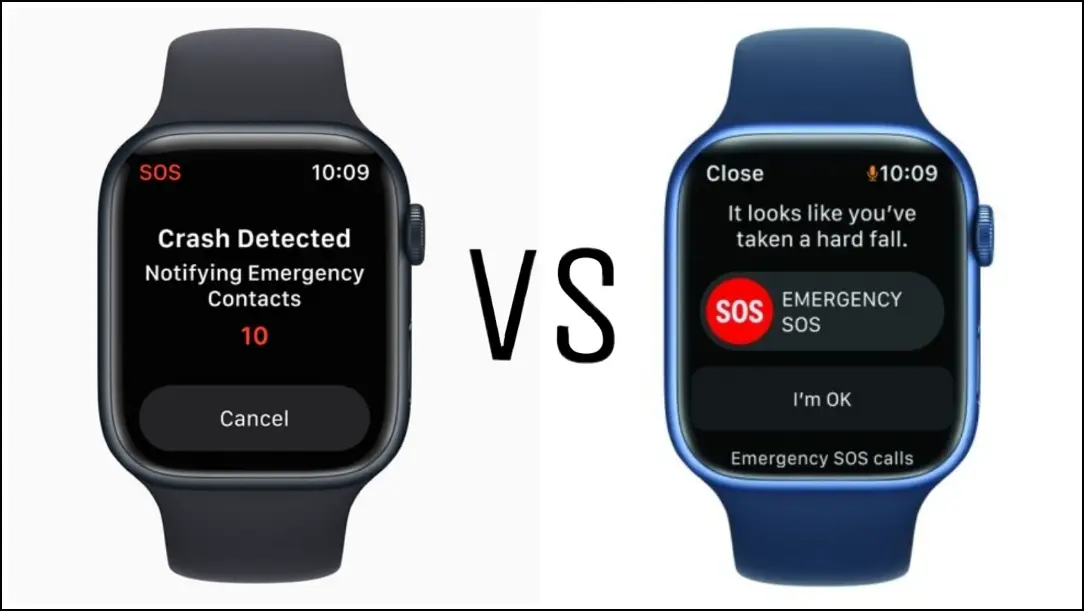 Apple Watch Crash Detection vs Fall Detection