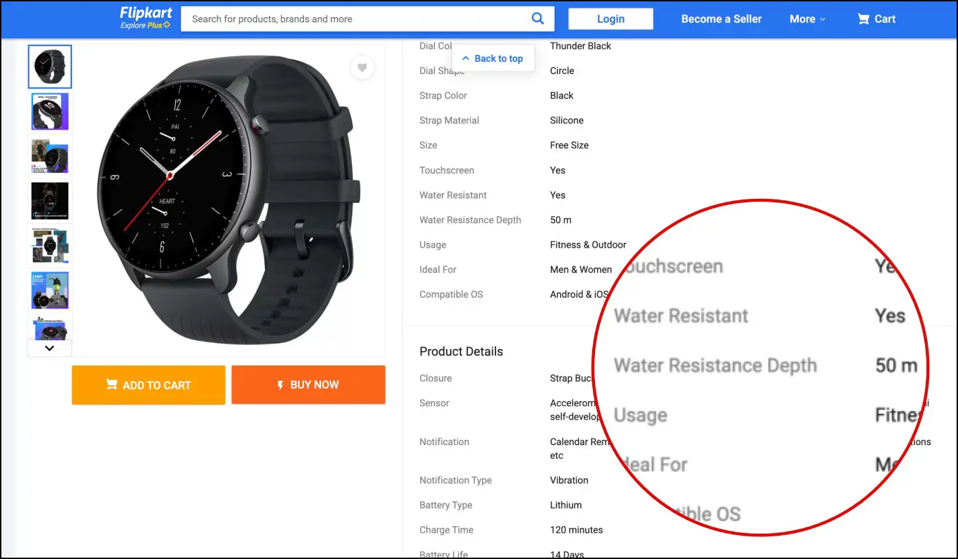 Check Smartwatch Water Resistance Rating