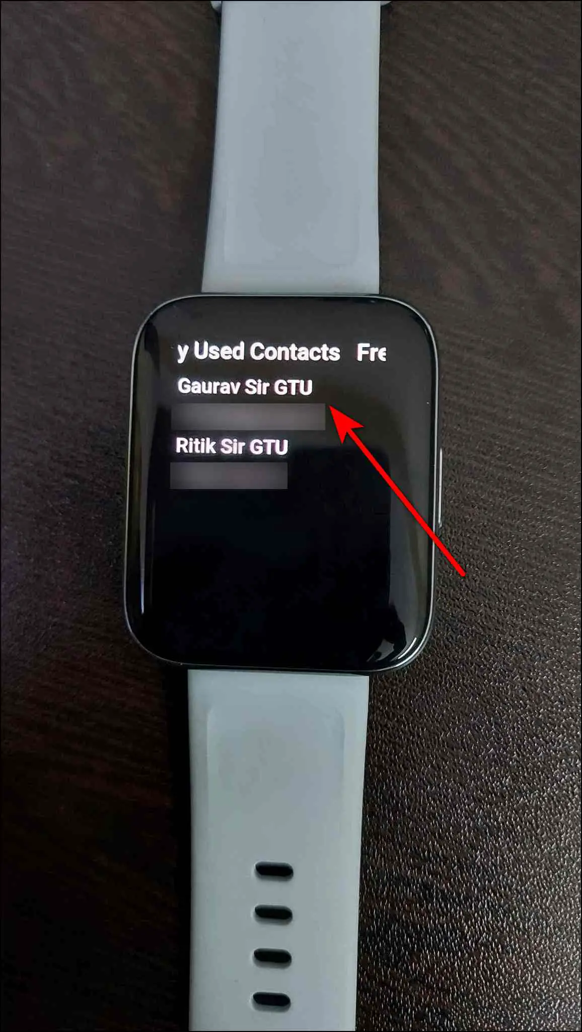 Add Contacts to Realme Watch 3 Pro