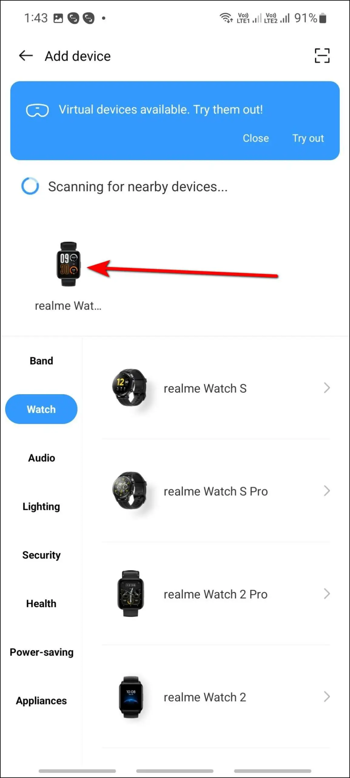 Connect Realme Watch 3 Pro with Android