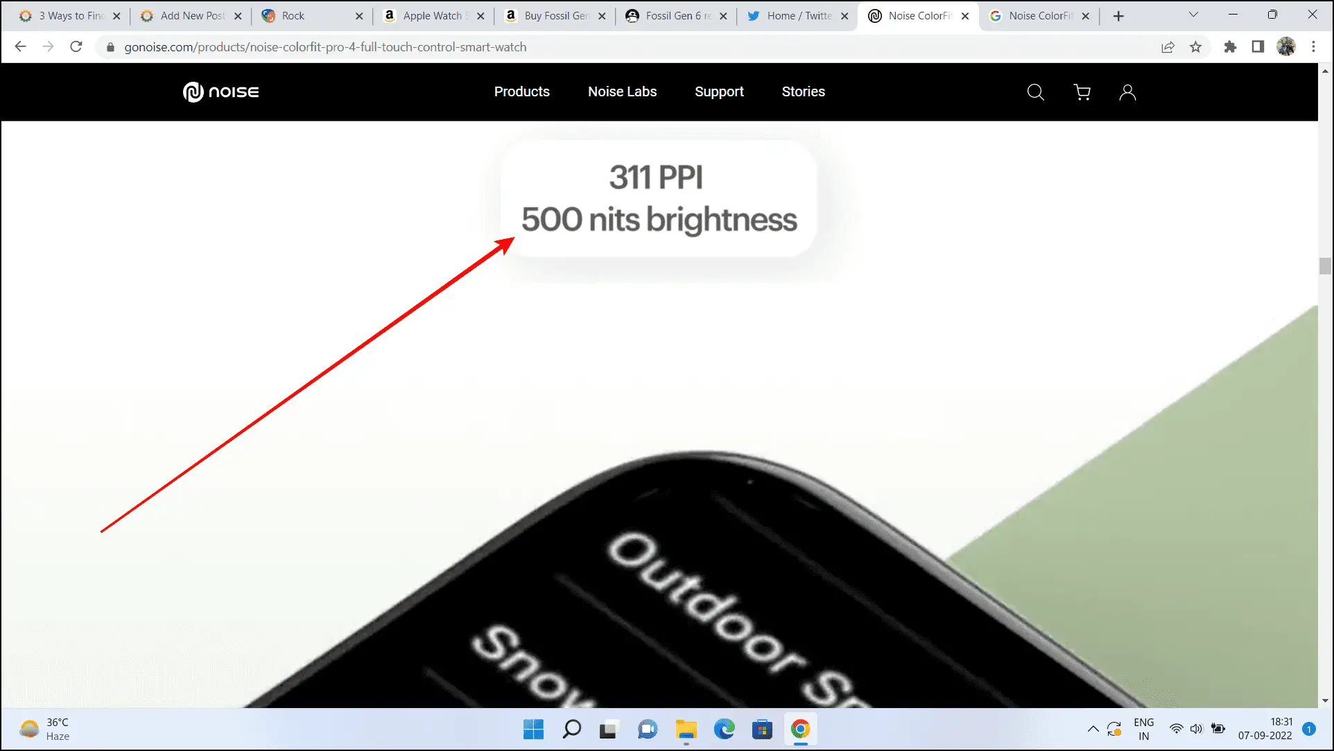 Check Smartwatch Display Brightness Nits
