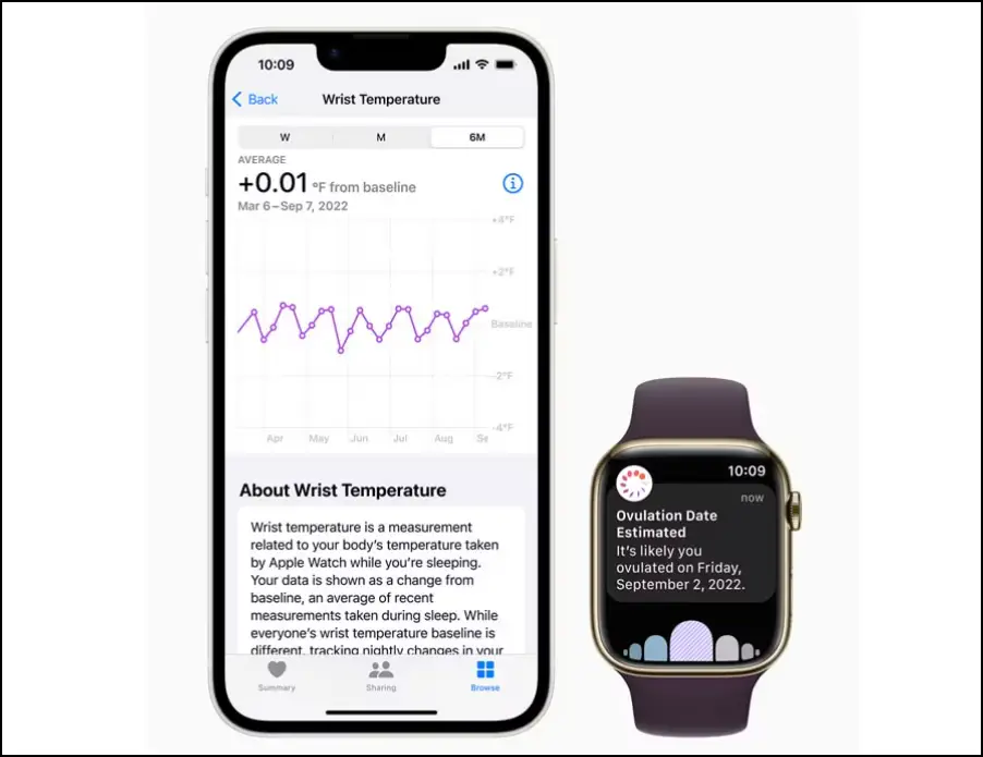 Apple Watch Temperature Sensor Ovulation