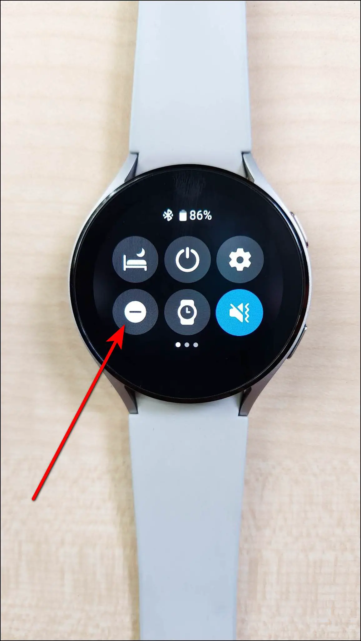 Enable DND on Galaxy Watch 4