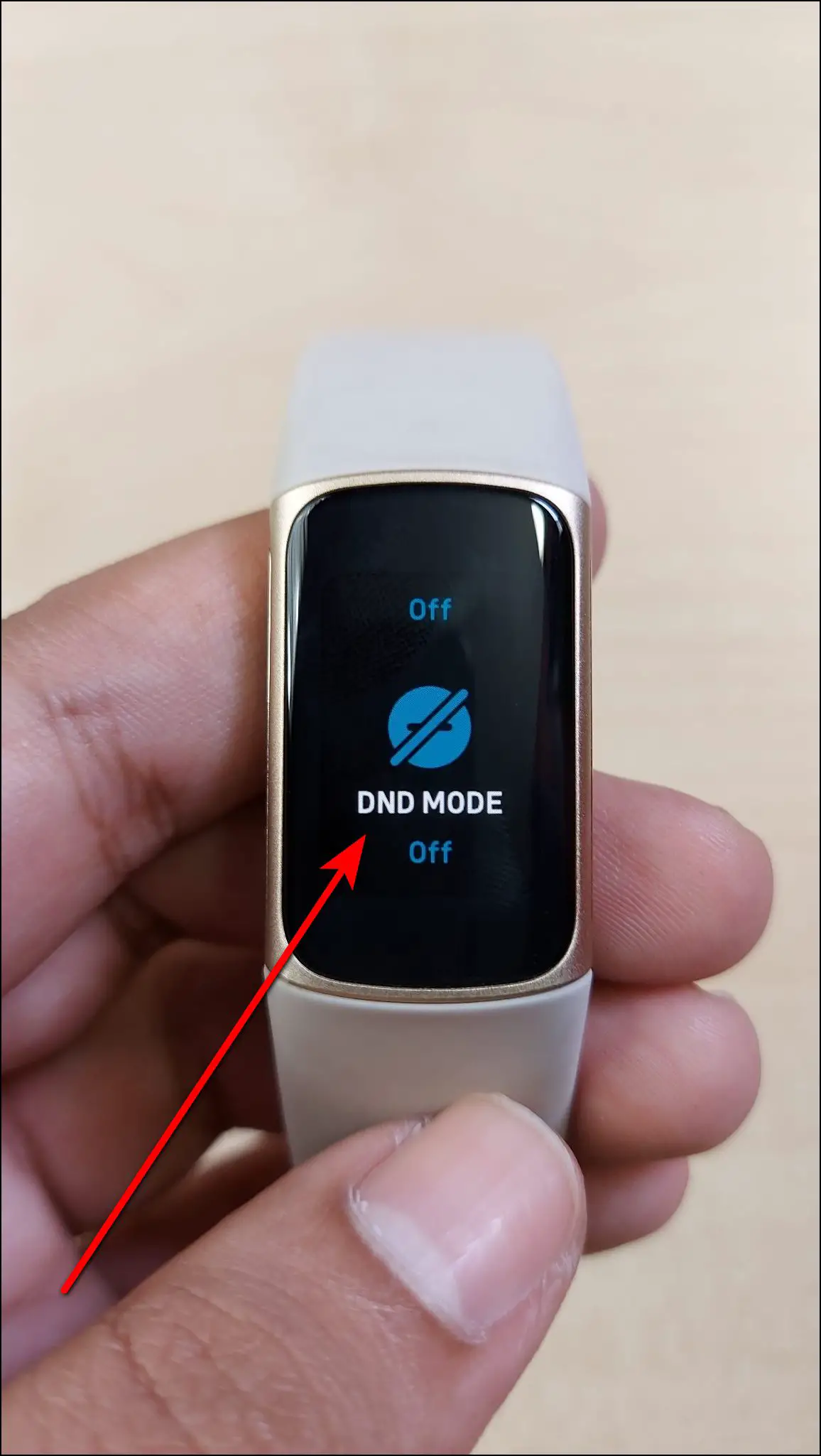 Enable DND on Fitbit Charge 5