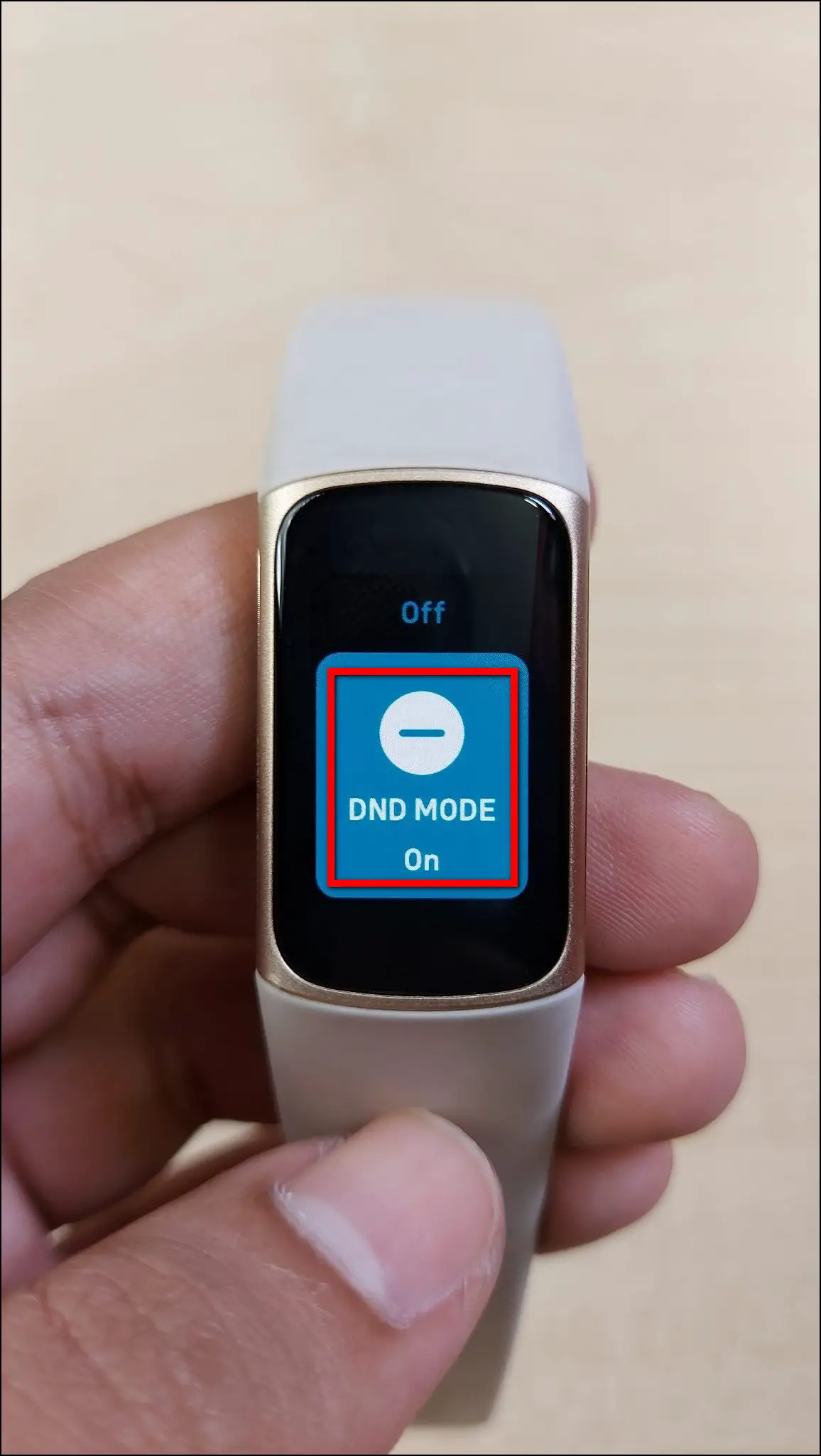 Enable DND on Fitbit Charge 5