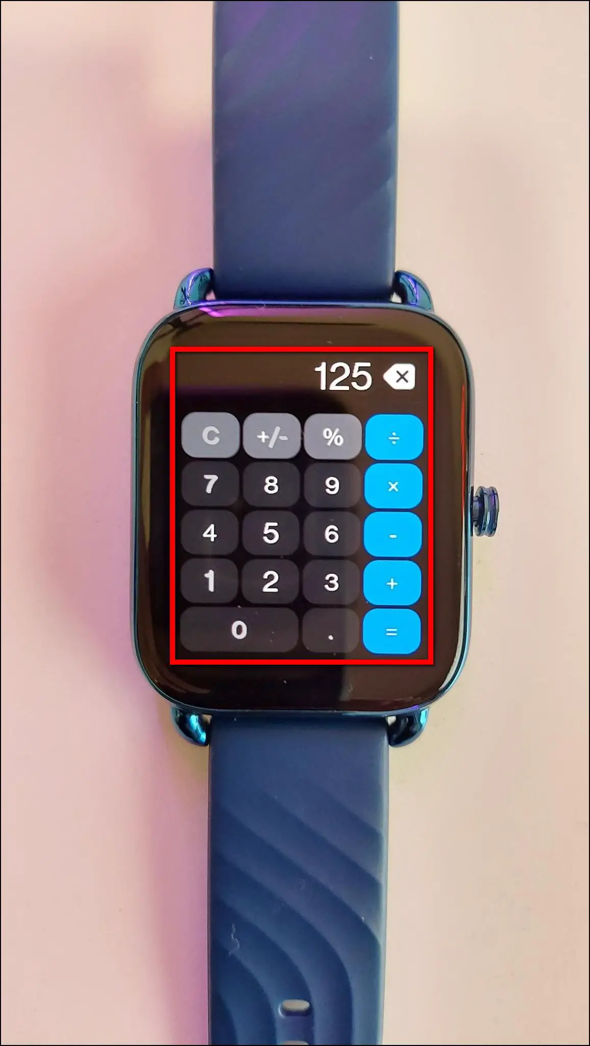 Calculator on OnePlus Nord Watch