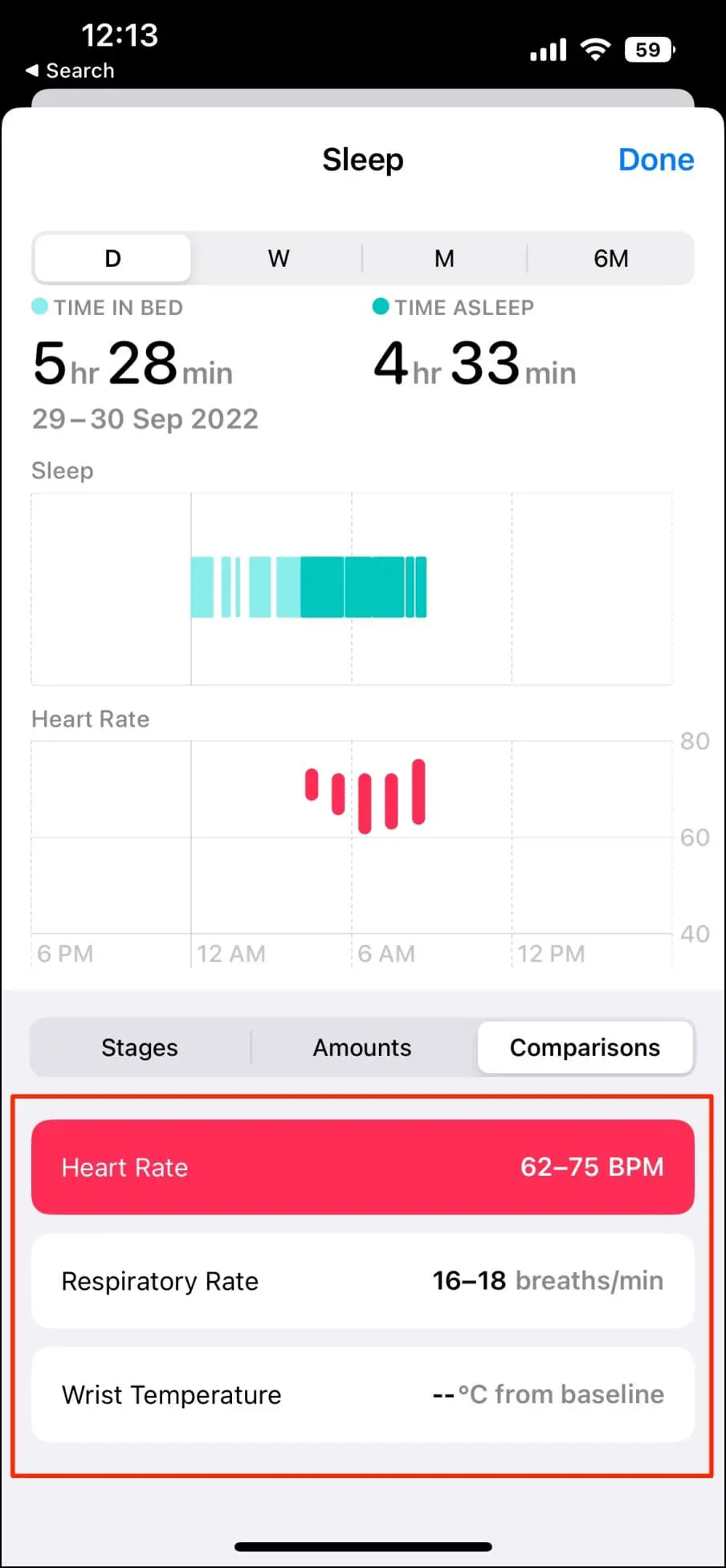 Sleep Stage Tracking on Apple Watch