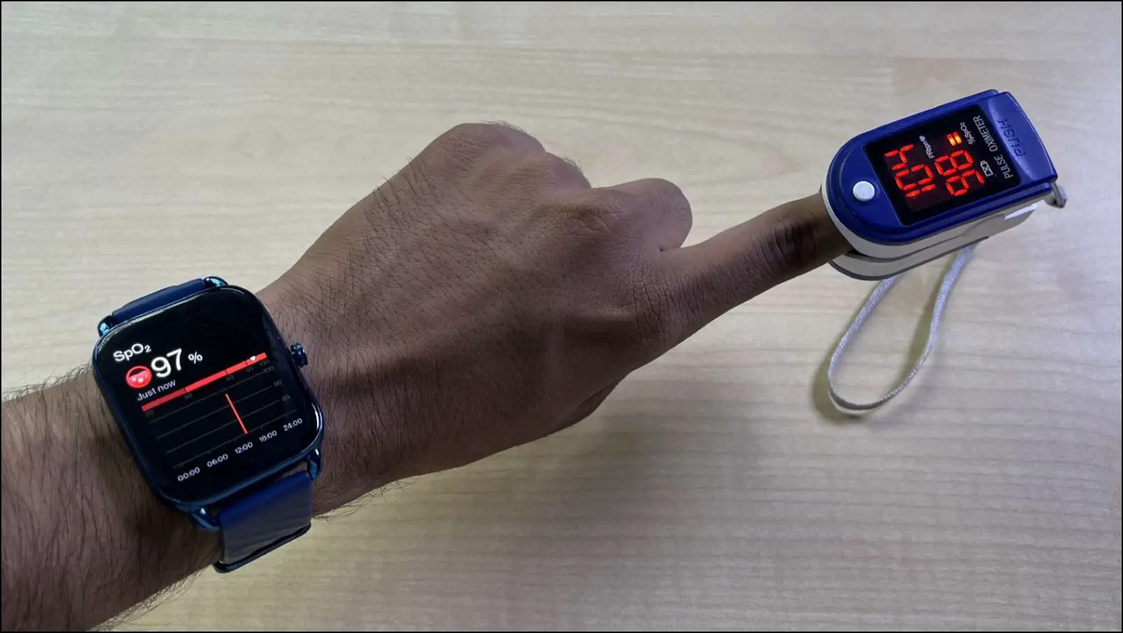 OnePlus Nord Watch SpO2 Test