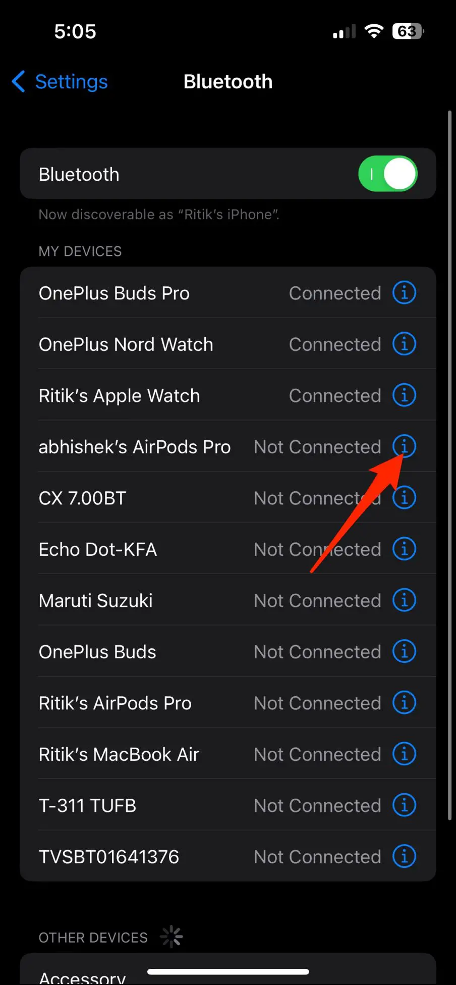 Check AirPods Firmware Version