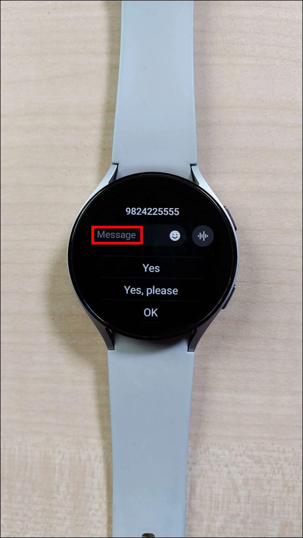 Voice Typing Samsung Galaxy Watch 4 or 5