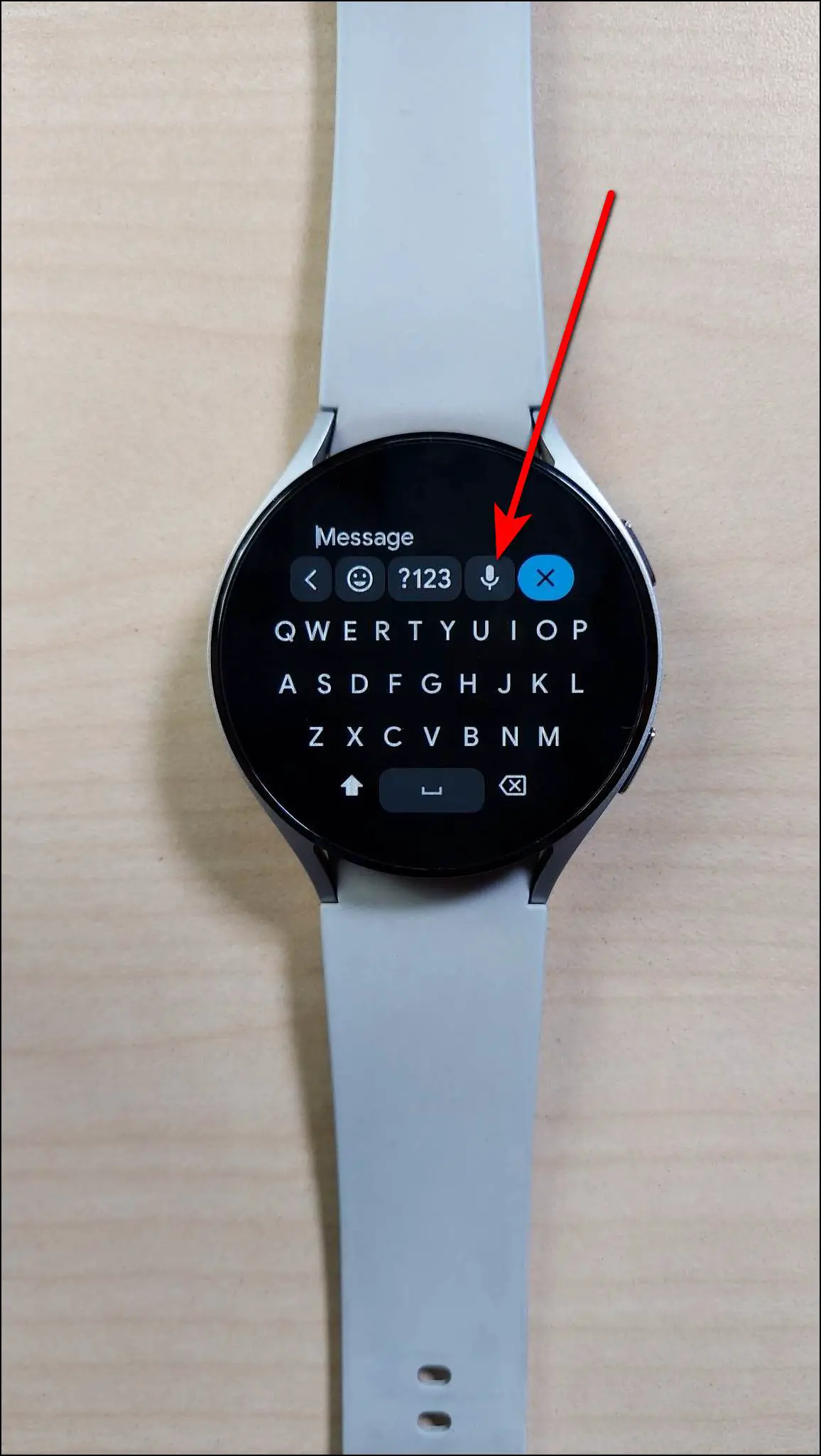 Galaxy Watch Speech to Text via Gboard