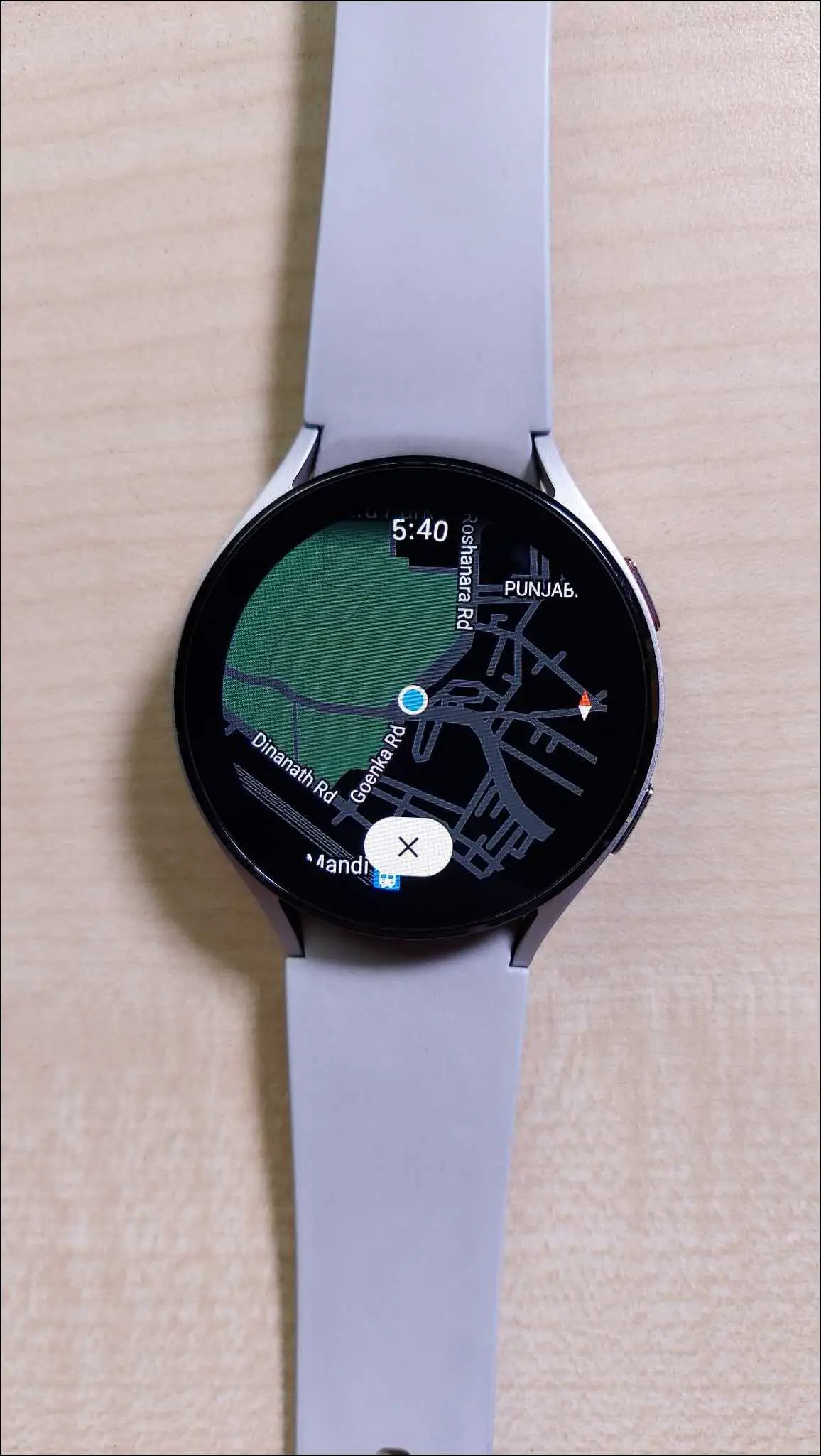 Google Maps GPS Navigation on Wear OS