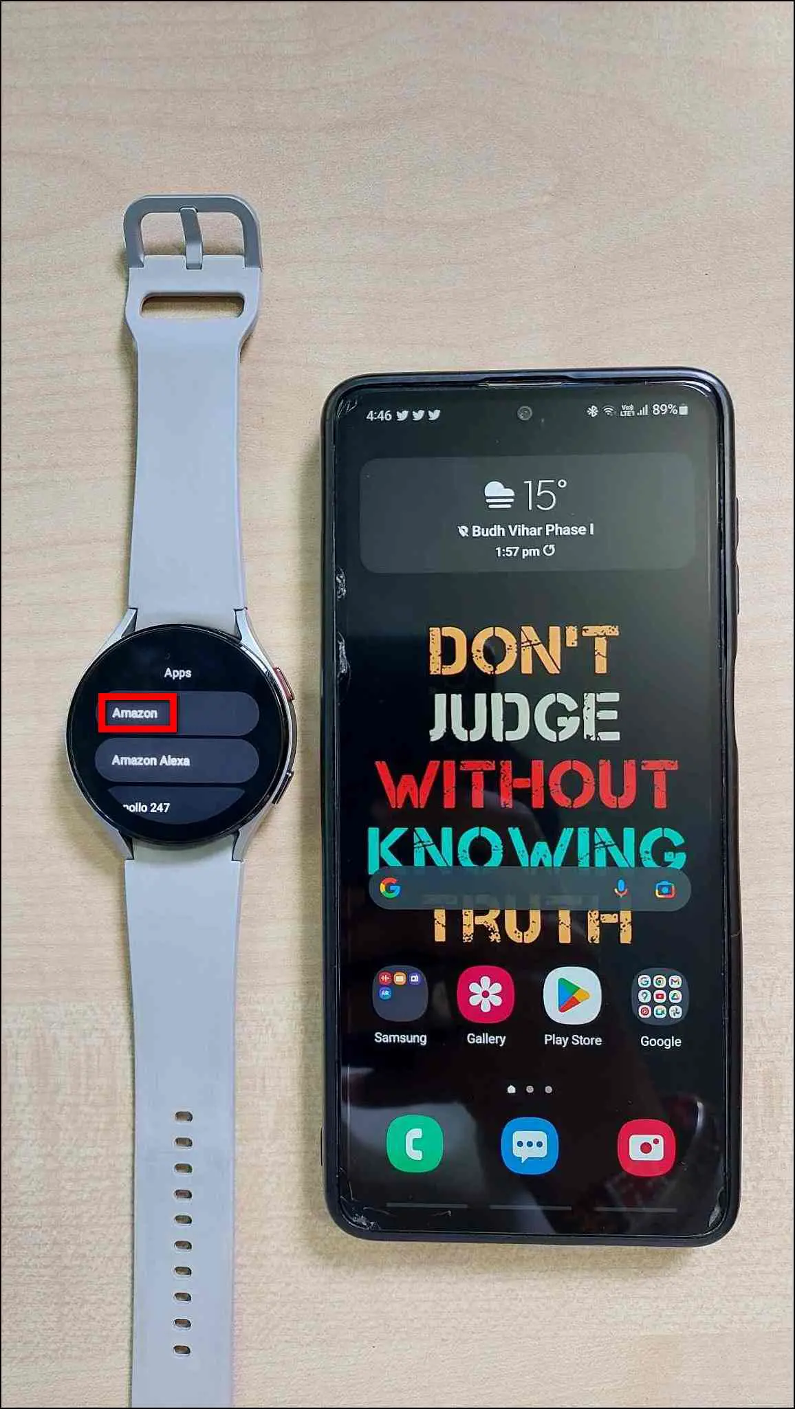 Open Apps on Phone Using Smartwatch