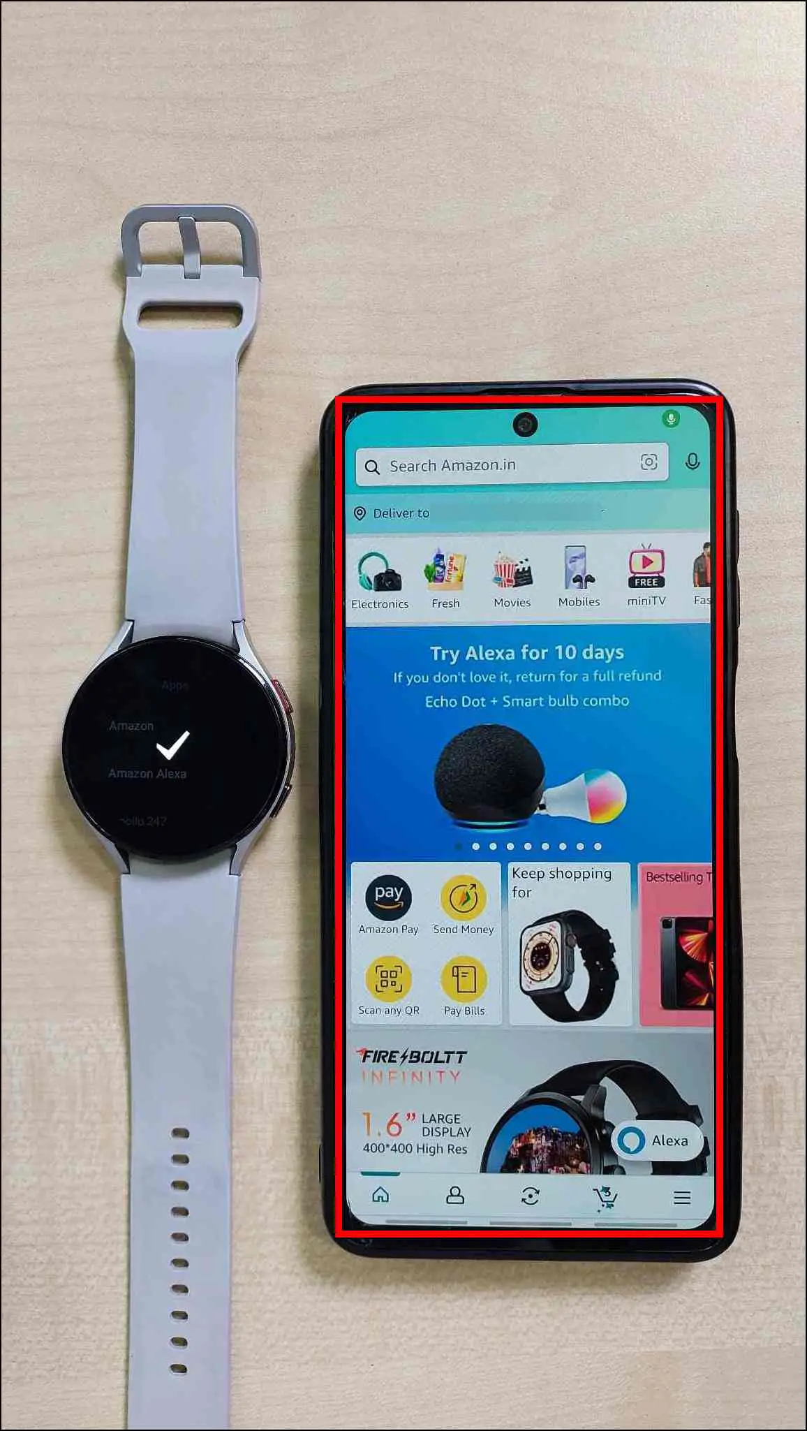 Open Apps on Phone Using Smartwatch
