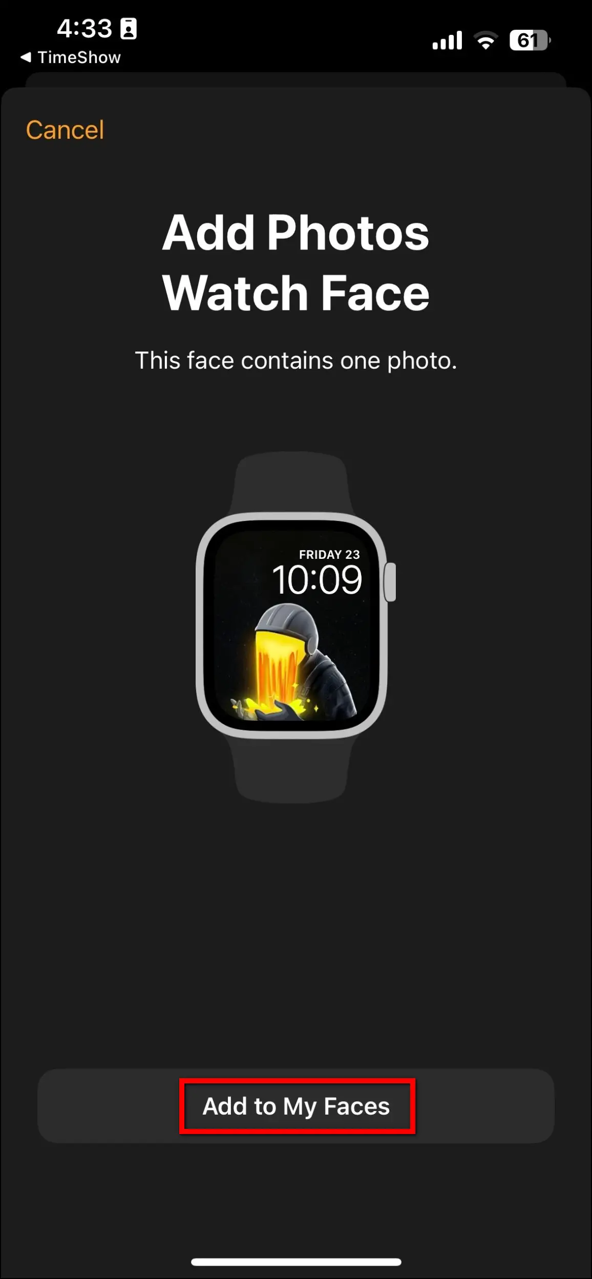 Download Apple Watch Face Using TimeShow