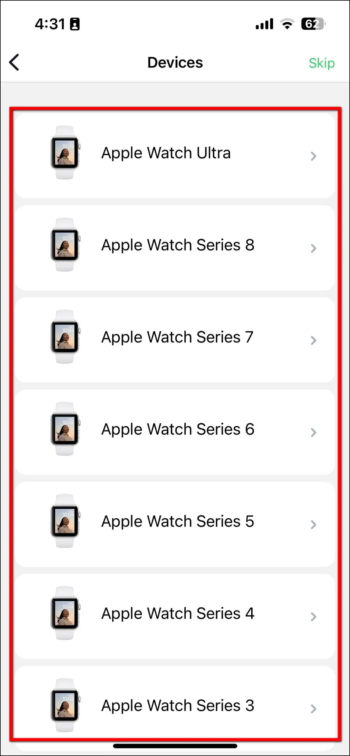 TicWatch TimeShow App for iPhone