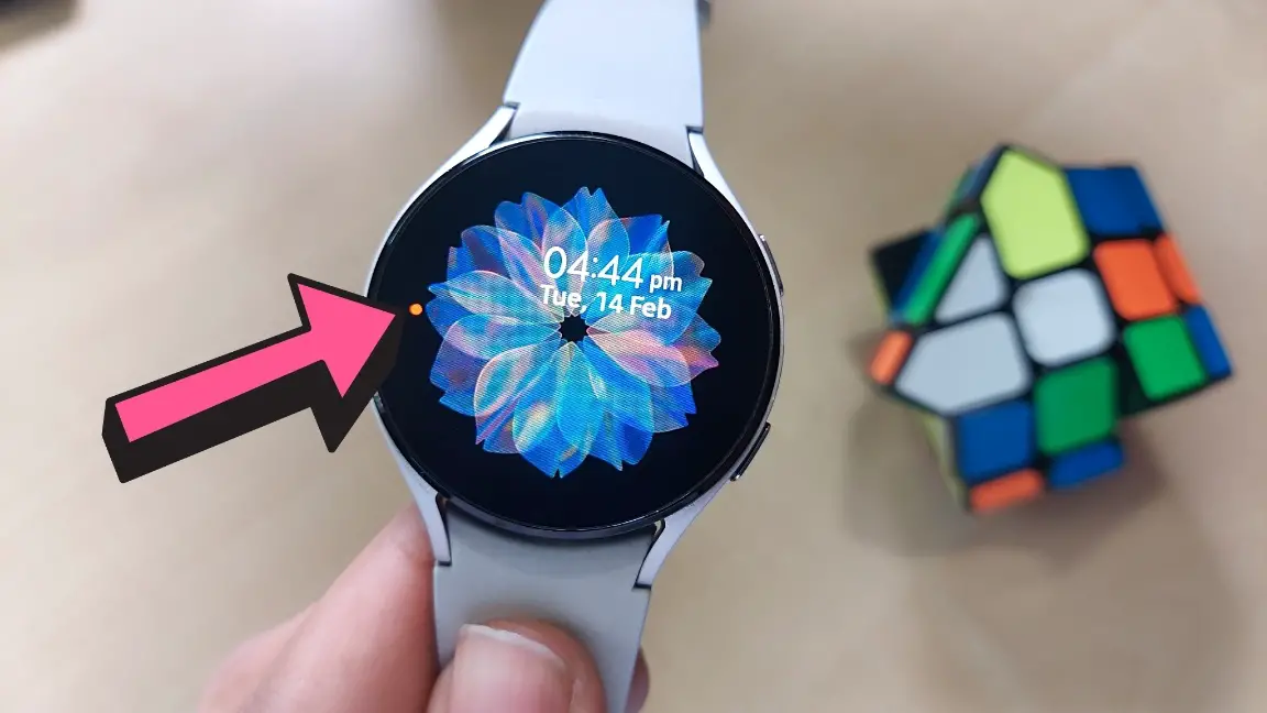 What is the Orange Dot on Galaxy Watch Screen? How to Remove it? – Tech Zone Daily